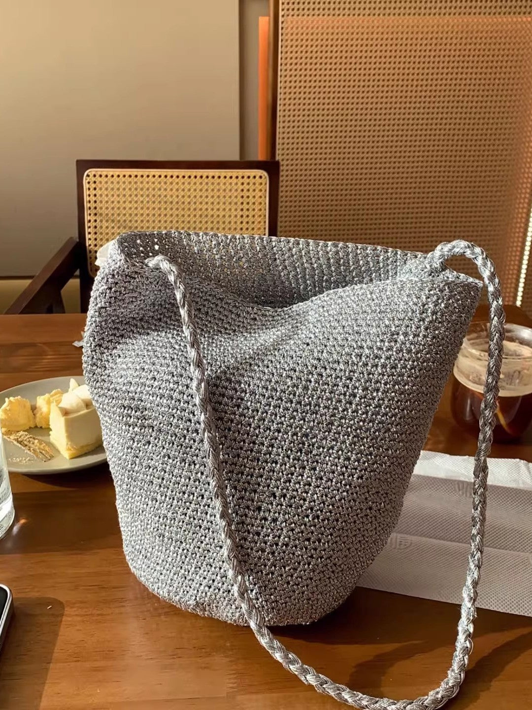 Comfortable Design Versatile Hand-woven Commuter Underarm Women's Shoulder Bag