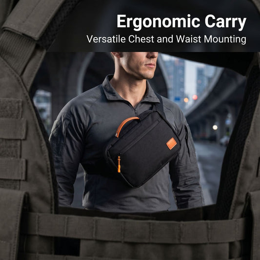 Men's Business Magnetic Suction Convenient Opening Closing Daily Commute Bags