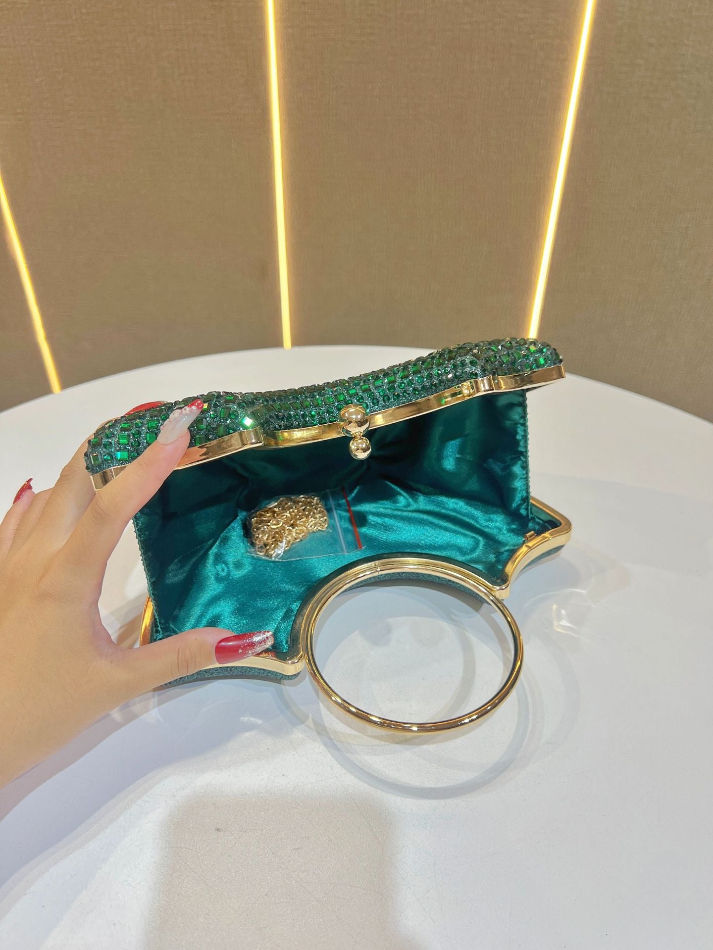 Women's Rhinestone Fashion Temperament Versatile High Sense Bags