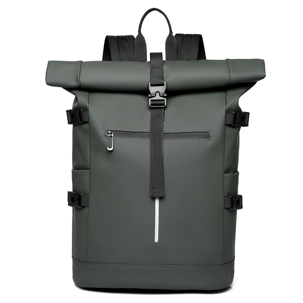 Curved Edge Inch Computer Top Roll Cover Leisure Backpack
