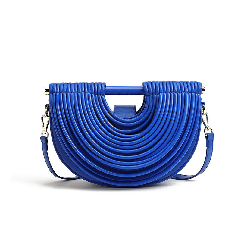 Women's Creative Design Sense Hand-woven Affordable Luxury Fashion Commuter Hand Women's Messenger Bag