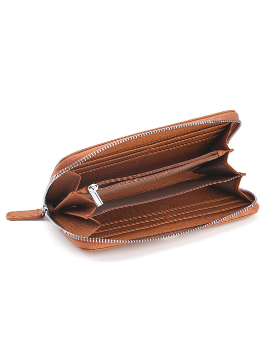 Women's & Men's Long Genuine Leather Clutch Large Capacity Men's Wallet
