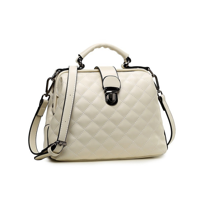 Women's Doctor Retro Fashion Portable Leather Women's Shoulder Bag