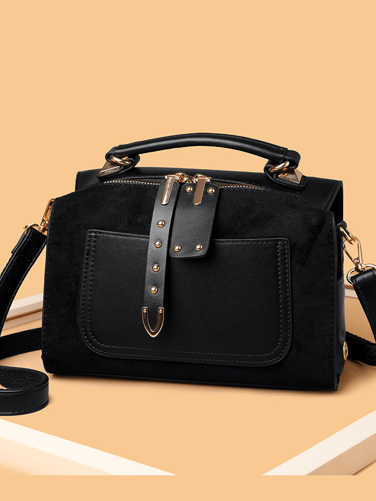 Women's Fashion High-grade Portable Boston Pillow Women's Handbag