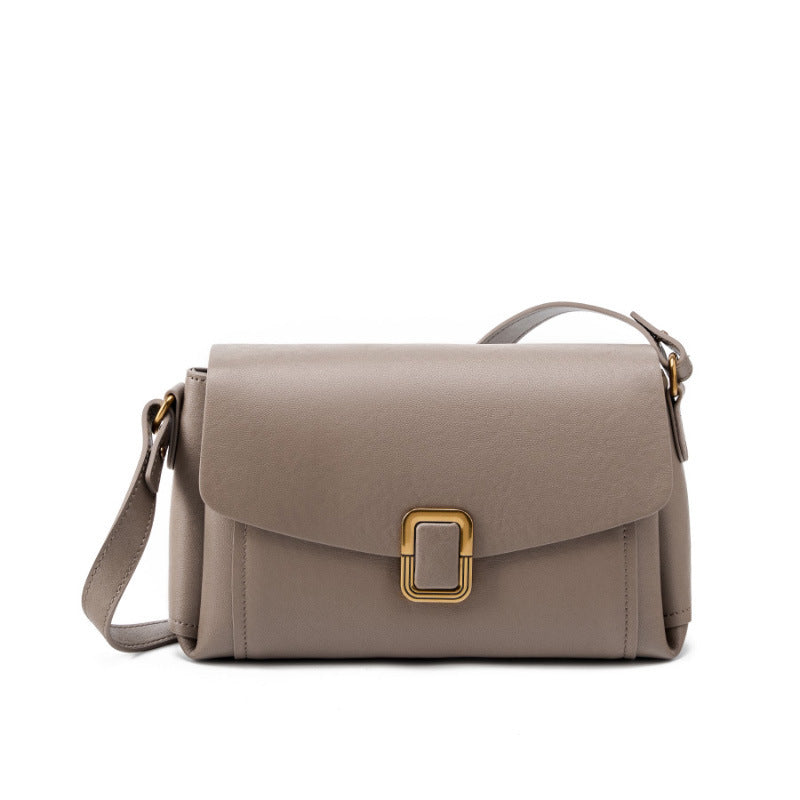 Women's Genuine Leather Niche High-grade Female Commuting Women's Messenger Bag