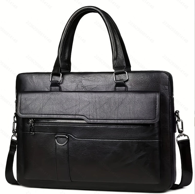 Men's Business Horizontal Computer Large Capacity Men's Shoulder Bag
