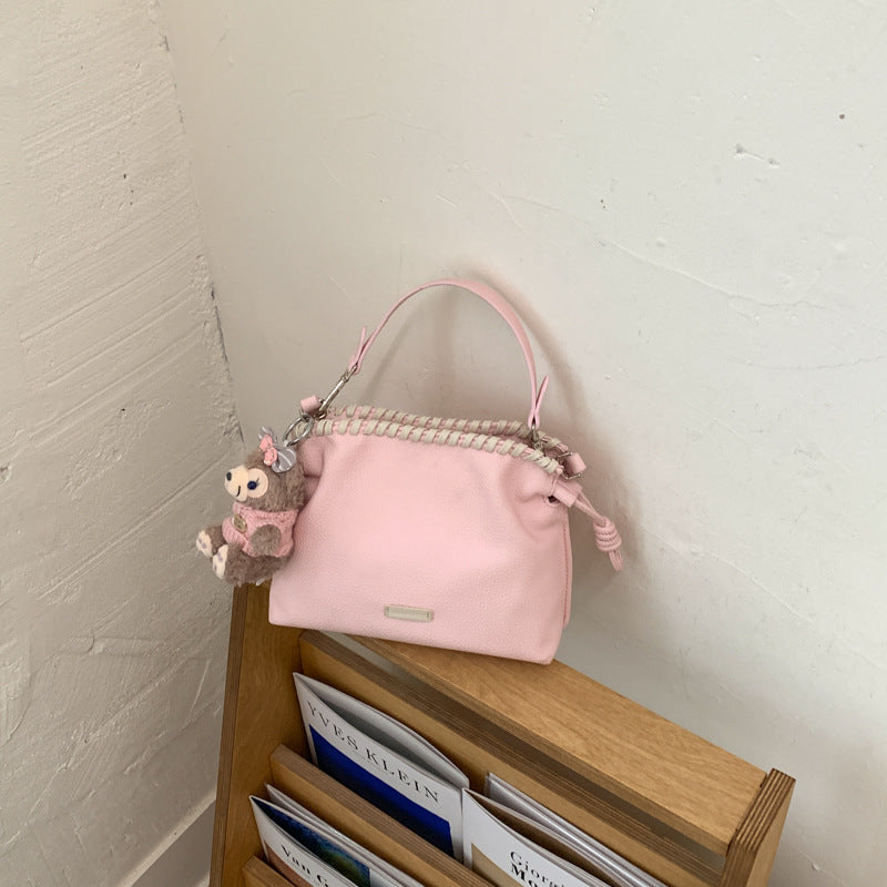 Style Trendy Contrast Color Fashion Chain Women's Shoulder Bag