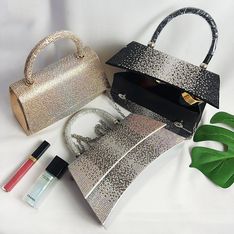 Diamond Simple Light Luxury Dress Wrist Magnetic Dinner Bag