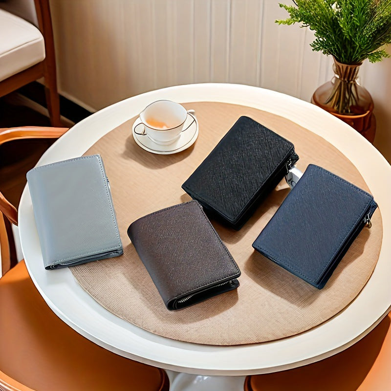 Women's Short Multiple Slots Fashion Vertical Mini Purses