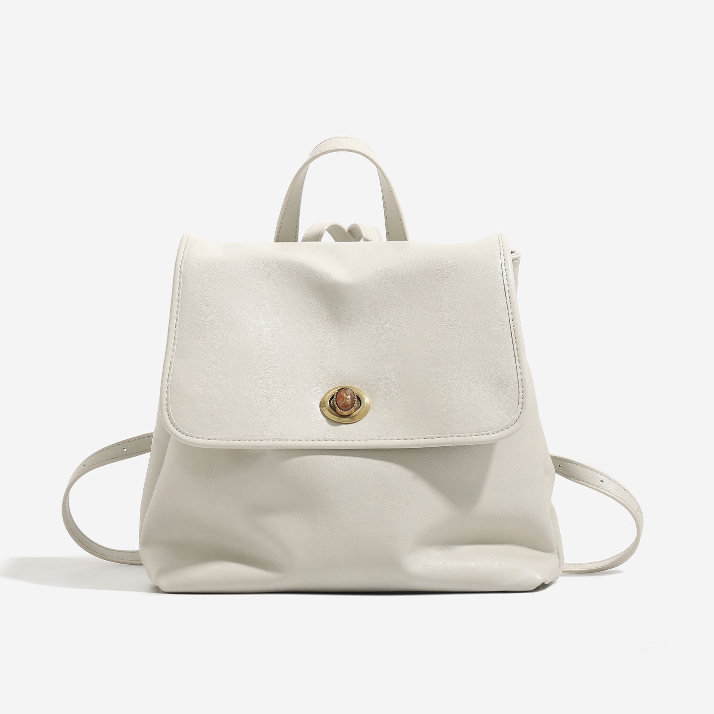 Women's Single Preppy Style Fashion Spring Advanced Retro Leisure Backpack