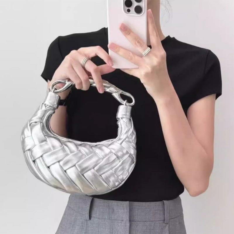 Women's Woven Bird's Nest Niche Personality Design Women's Handbag