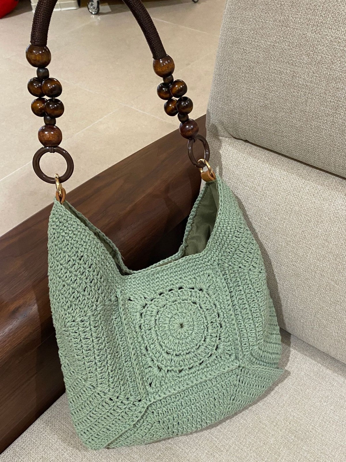 Hand-woven Large Capacity Commuter Idle Style Women's Shoulder Bag