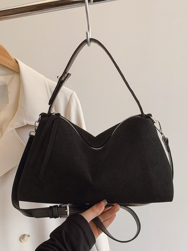 Women's Frosted Underarm Fashion Simple Large Capacity Handbags