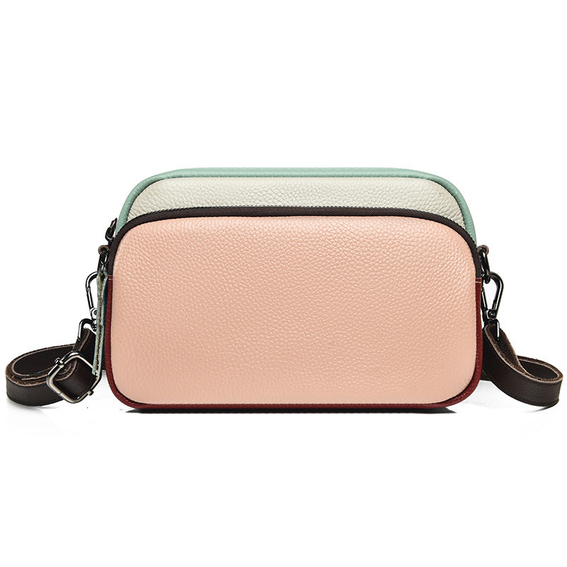 Women's Fashion Simple First Layer Soft Cowhide Women's Leather Bag