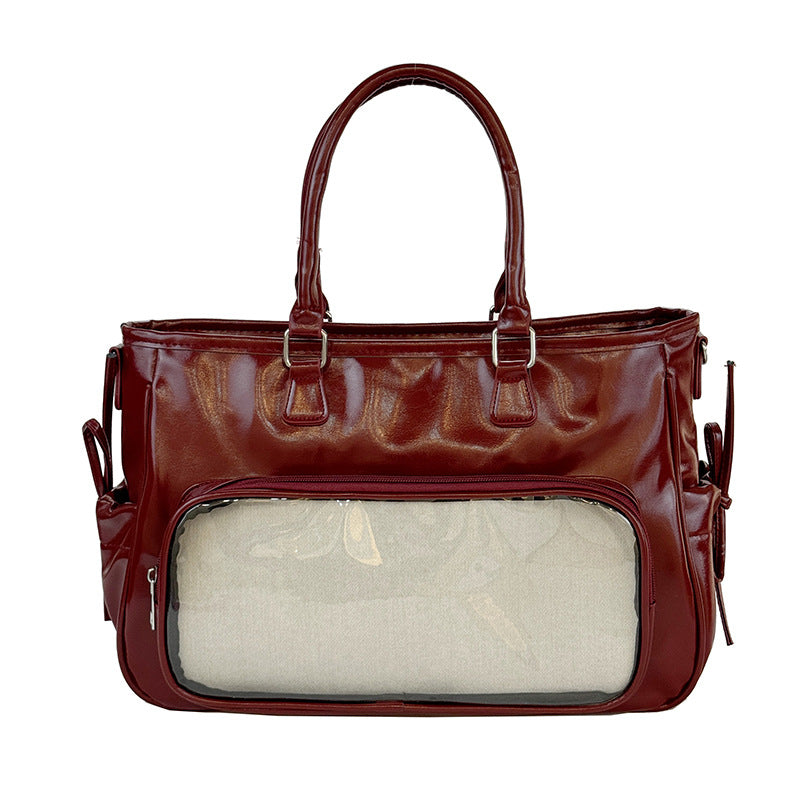 Collection Lamp Large Capacity Cartoon Commuter Women's Shoulder Bag