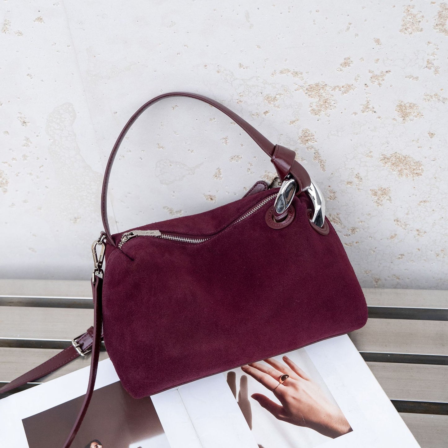 Temperament Leopard Print Soft High Sense Women's Handbag