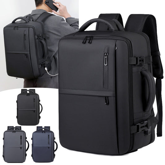 Men's Large Capacity Shoe Warehouse Expansion Short Business Backpack