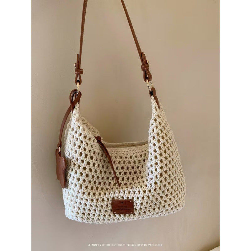 Women's Leisure Moment Summer Lazy Wind Beach Tote Bags