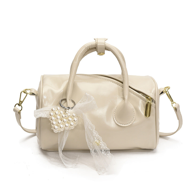 Simple Rhombus Western Style Texture Commuter Handbags