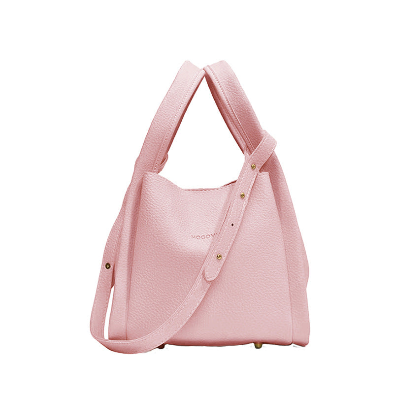 Women's Pattern Simple Portable Vegetable Basket Mother Two-piece Women's Handbag