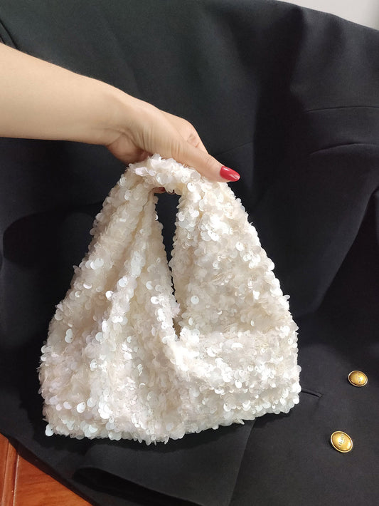 Shiny Sequins High Sense Dress Garment Dinner Bag