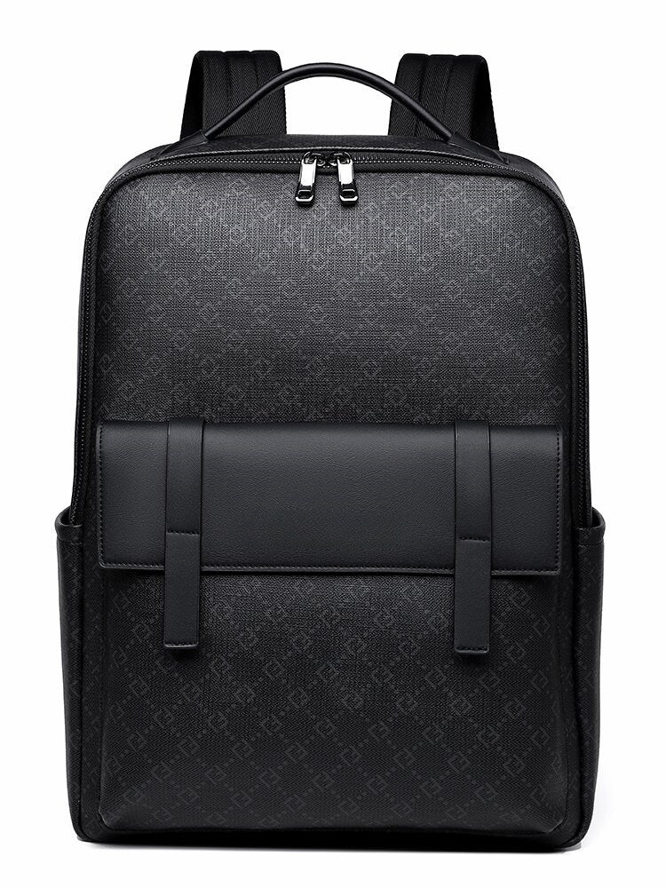 Men's Fashion Large Capacity Simple Printable Business Backpack
