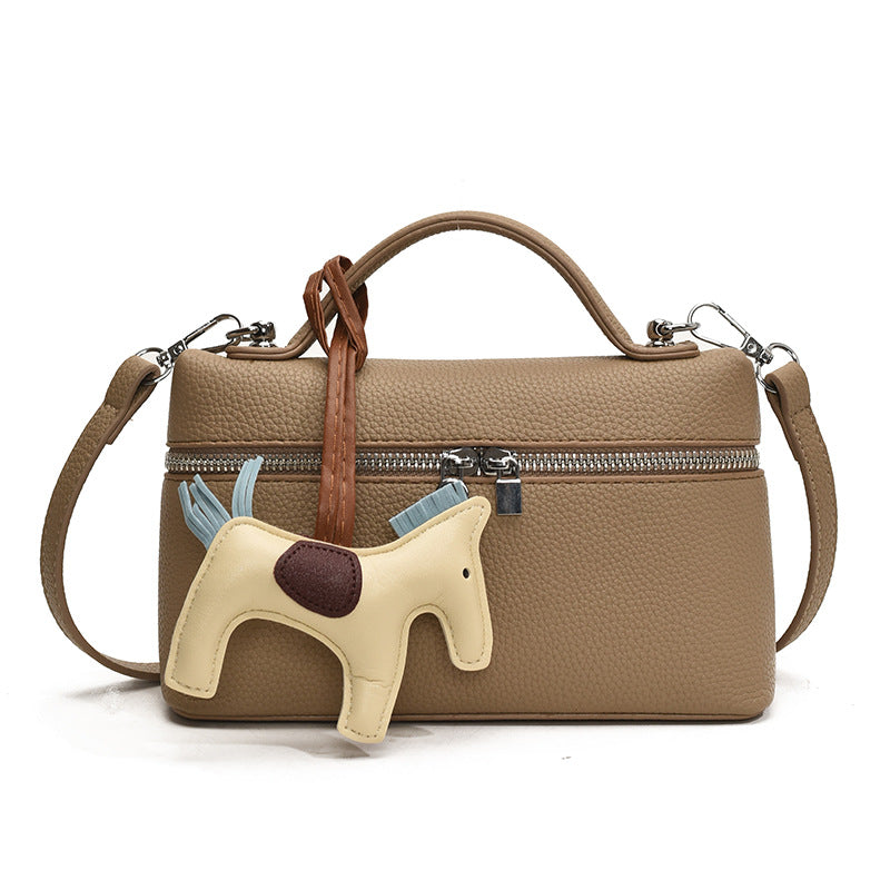 Women's Lunch Box Lychee Pattern Three-dimensional Fashion Women's Messenger Bag