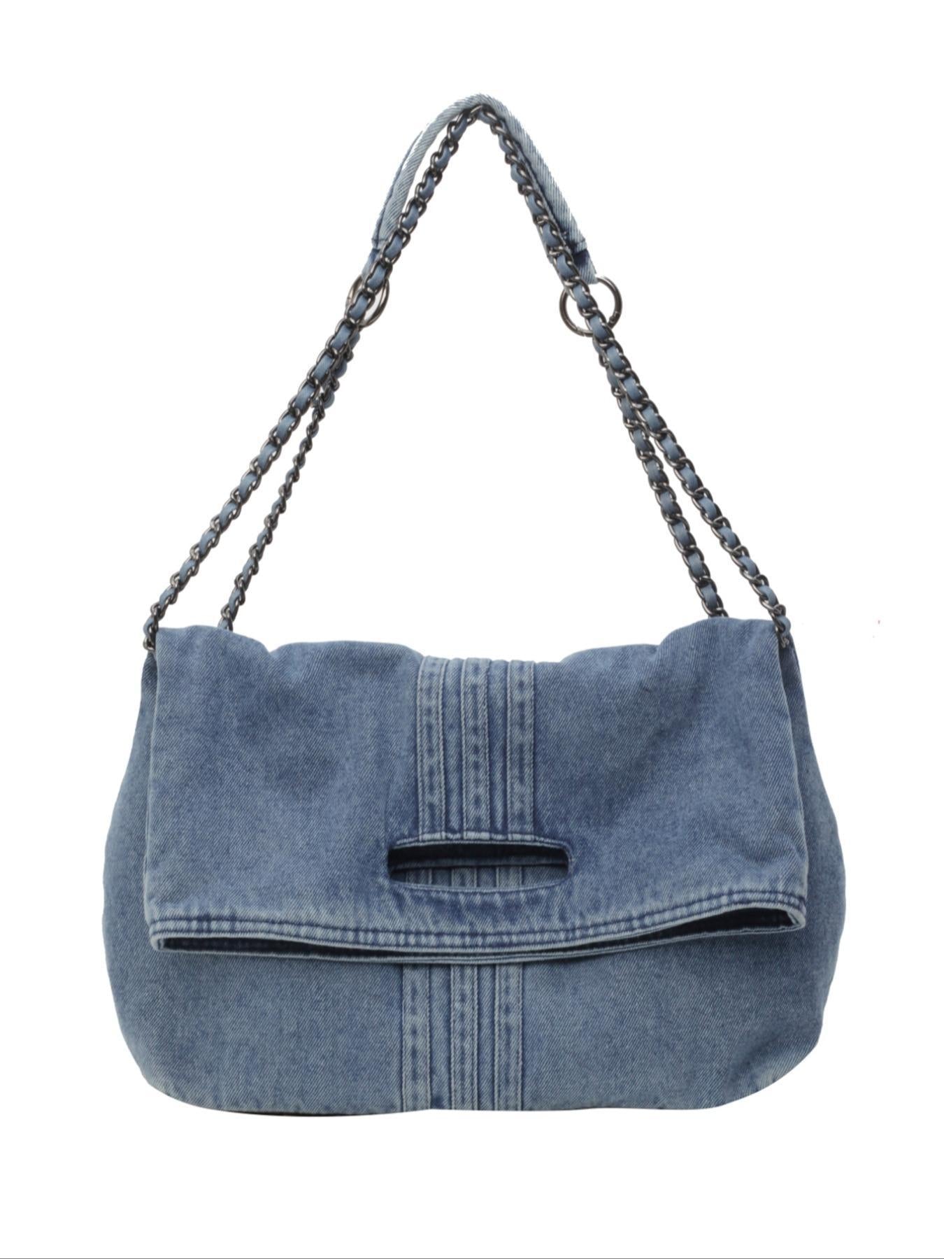 Unique Large Capacity Commuter Retro Denim Tote Bags