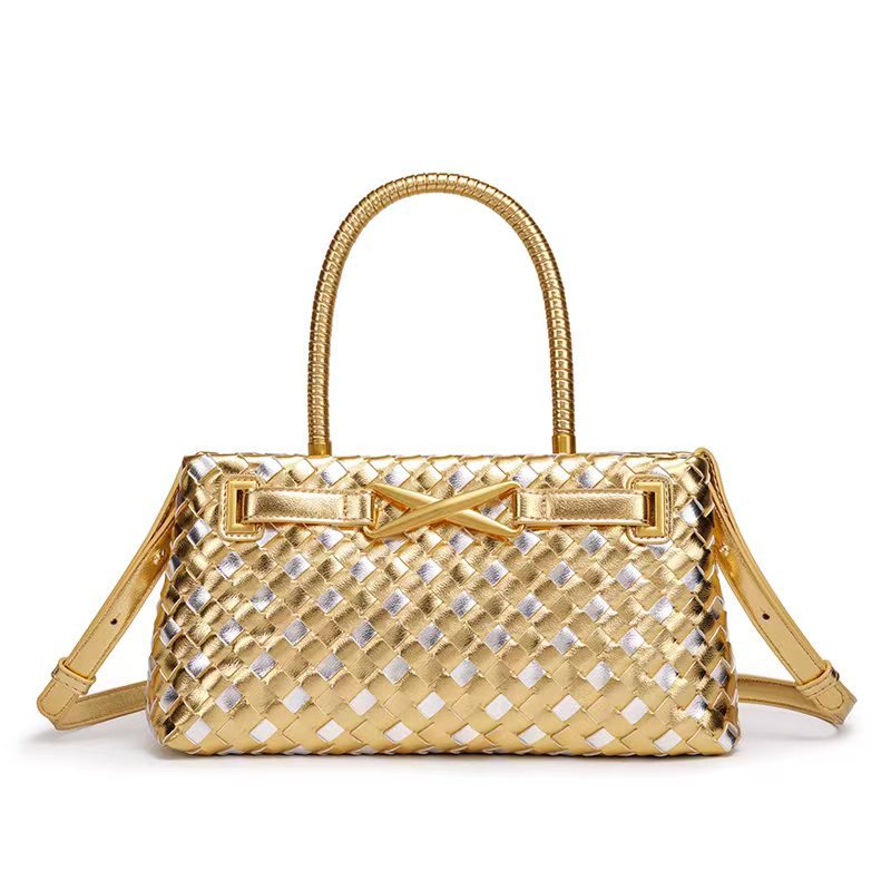 Women's Woven Retro Commuter Trendy Fashion Horizontal Women's Shoulder Bag