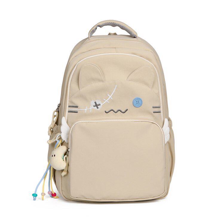 Large Capacity Cat Cute Funny Female Campus Minimalist Bags