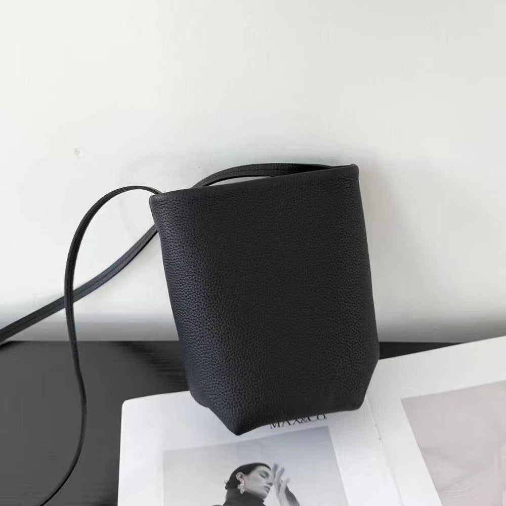Women's Summer Litchi Pattern Top Layer Leather Women's Messenger Bag