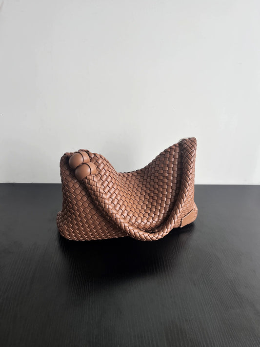 Unique Women's Hand-woven Underarm Lazy Bead Handbags