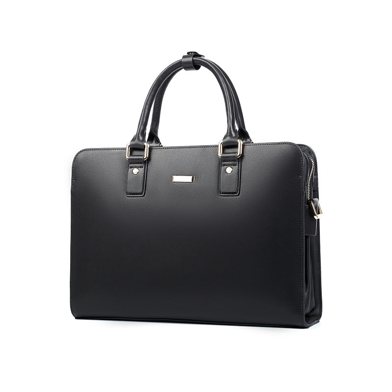 Men's Genuine Leather Business Large Capacity Cowhide Men's Briefcases
