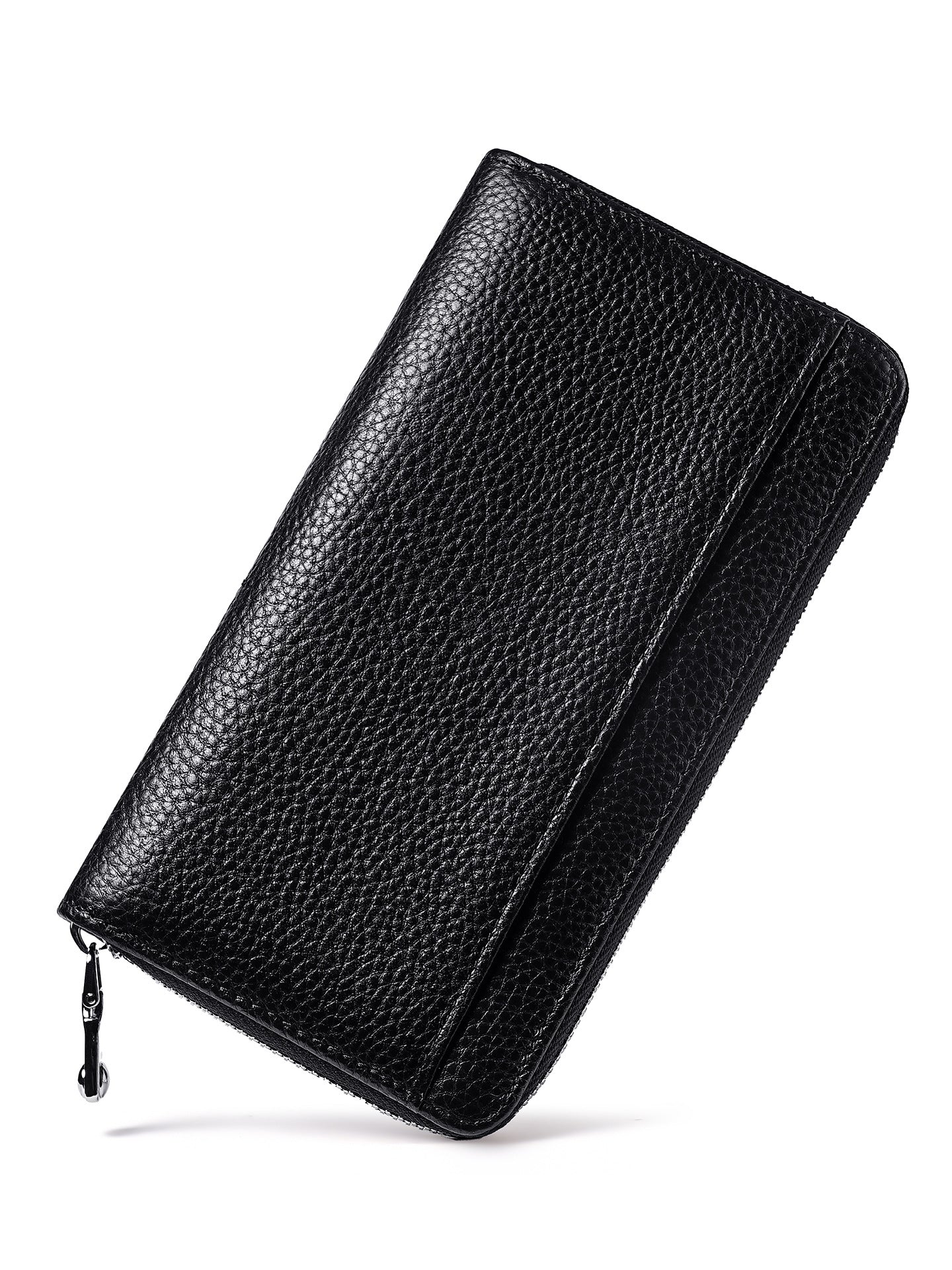 Women's & Men's Long Genuine Leather Clutch Large Capacity Purses
