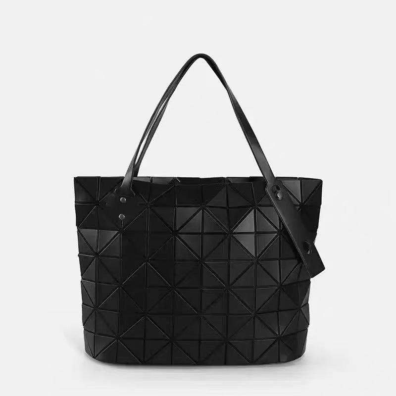 Fashion Geometry Pattern Large Capacity Commuter Women's Shoulder Bag