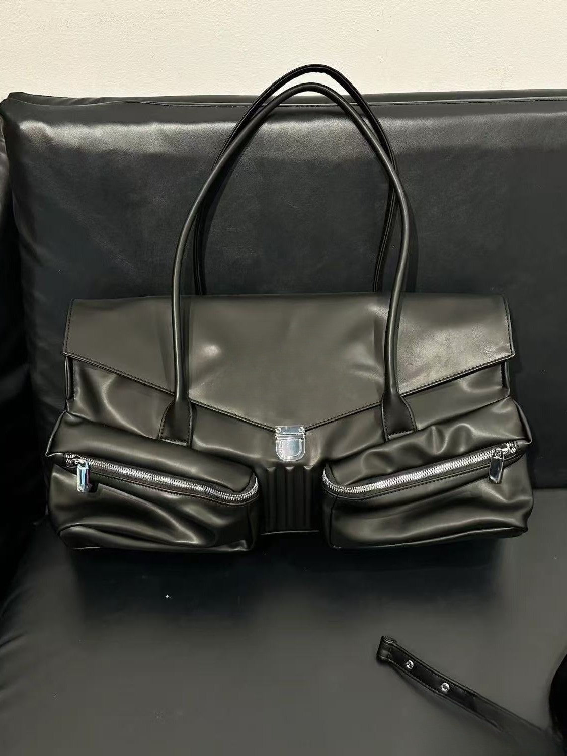 Women's Clover Adi Large Capacity Underarm Korean Retro Women's Handbag