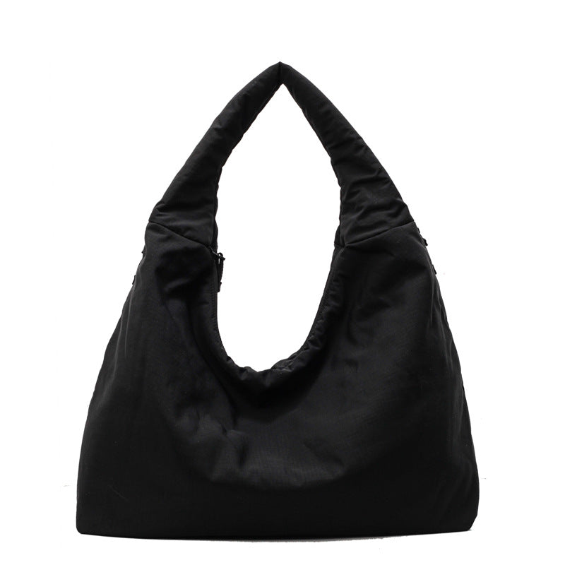 Soft Glutinous Large Capacity Nylon Cloth Tote Bag