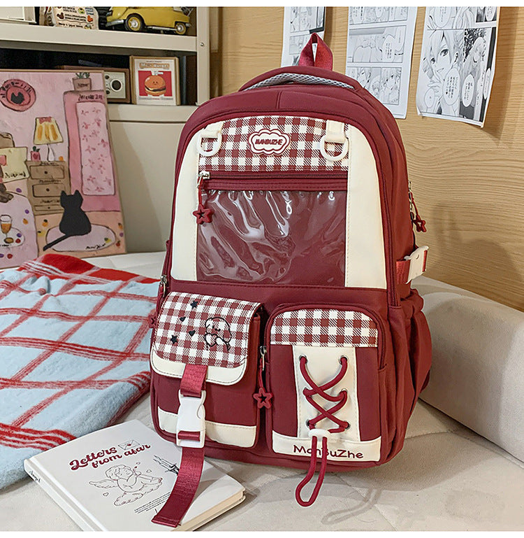 Junior High Large Capacity Leisure Good-looking College Student Schoolbag