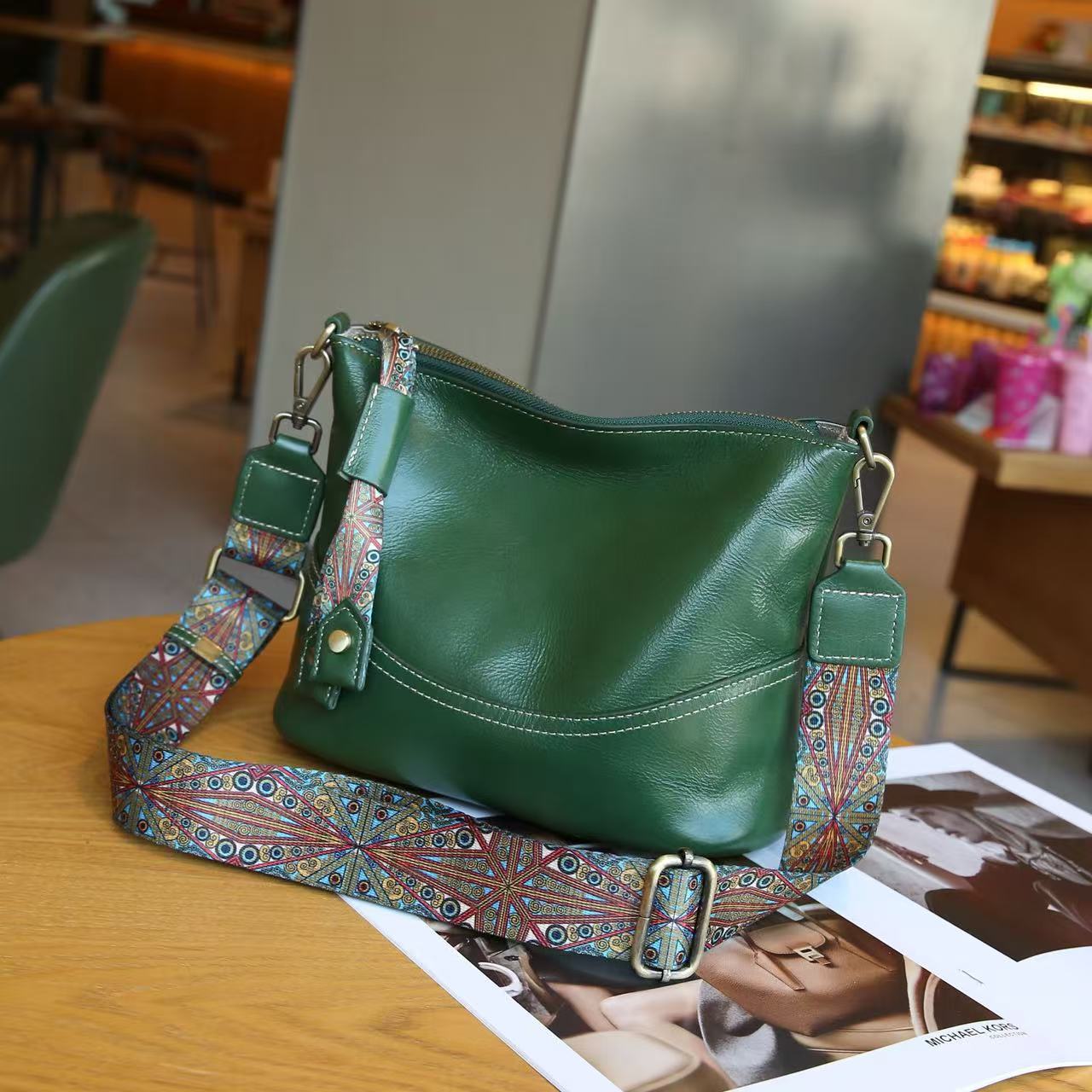 Women's Leather Cow Single Lady's Fashion Large Capacity Women's Shoulder Bag