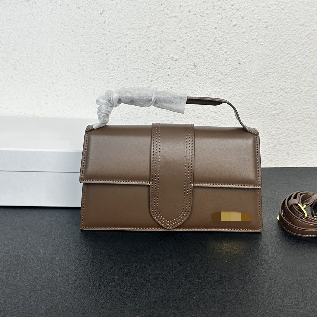 Women's Design Single Hand Flip Advanced Texture Stick Women's Handbag