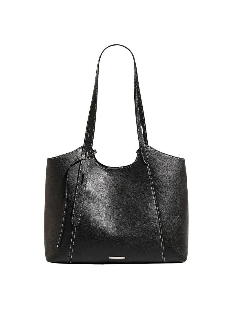 Women's Texture High-grade Large Capacity Fashion Commuter Tote Bag