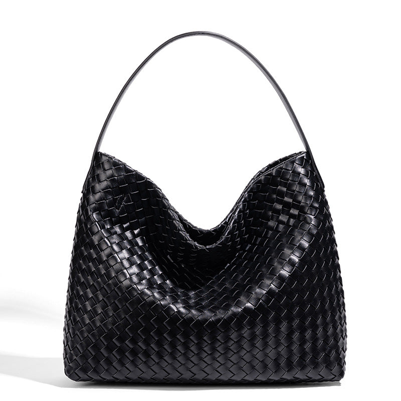 New Frosted Hand-woven Fashionable Large Capacity Handbags