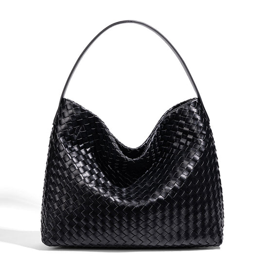 New Frosted Hand-woven Fashionable Large Capacity Handbags