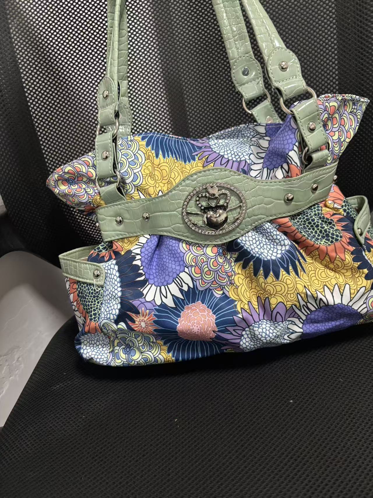Women's Retro Hot Portable Underarm Niche Asian Culture Women's Handbag