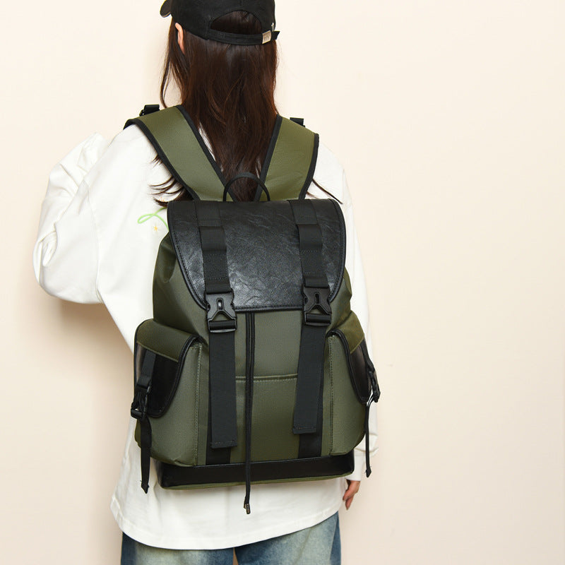 Design Fashionable Large Capacity High Sense Cover Type Commuter Backpacks