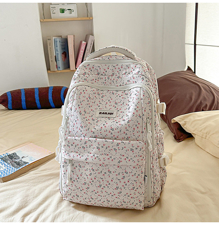 Women's Simple Pastoral Style Fresh Campus Female Junior College Student Schoolbag