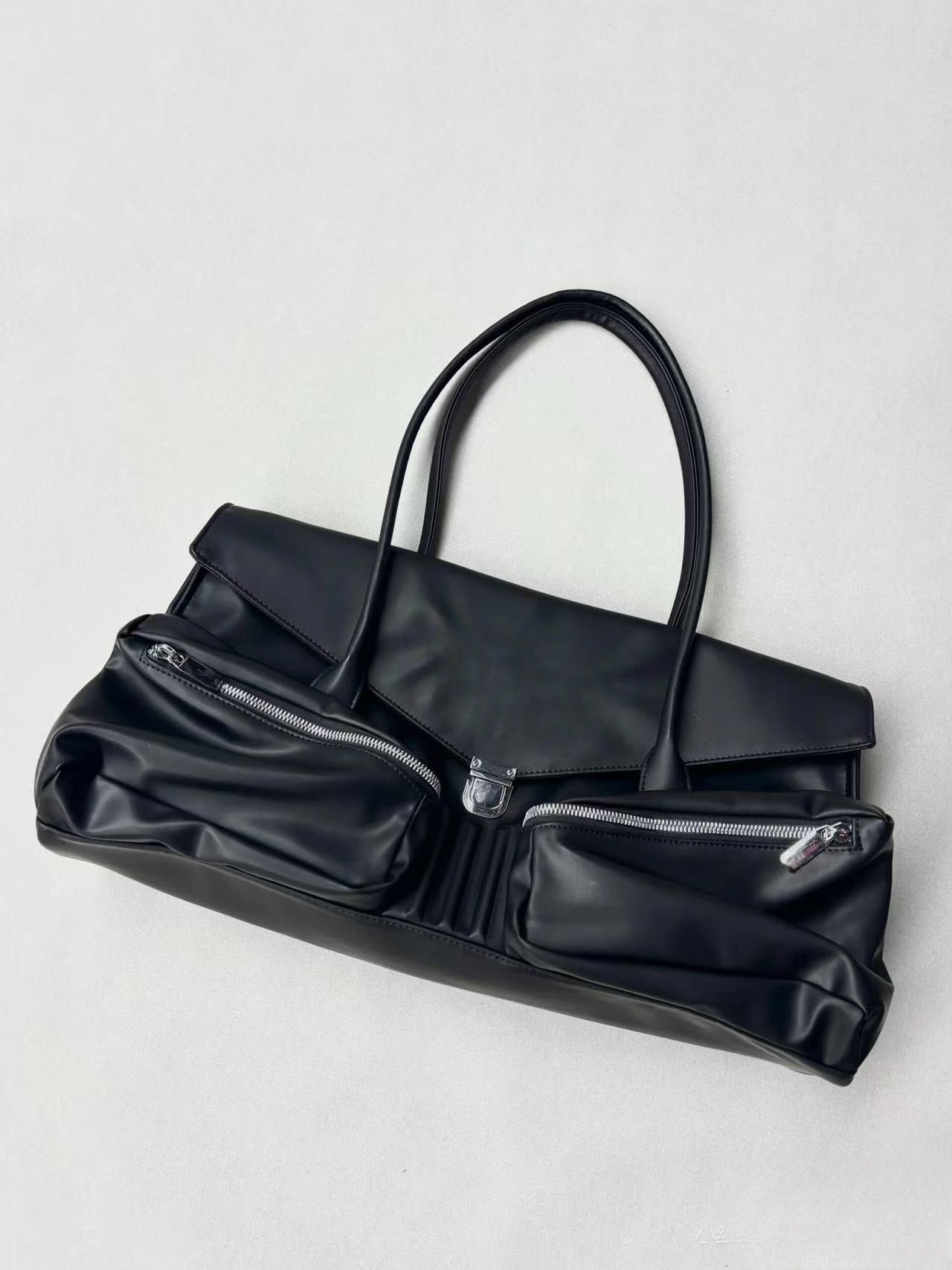 Women's Clover Adi Large Capacity Underarm Korean Retro Women's Handbag