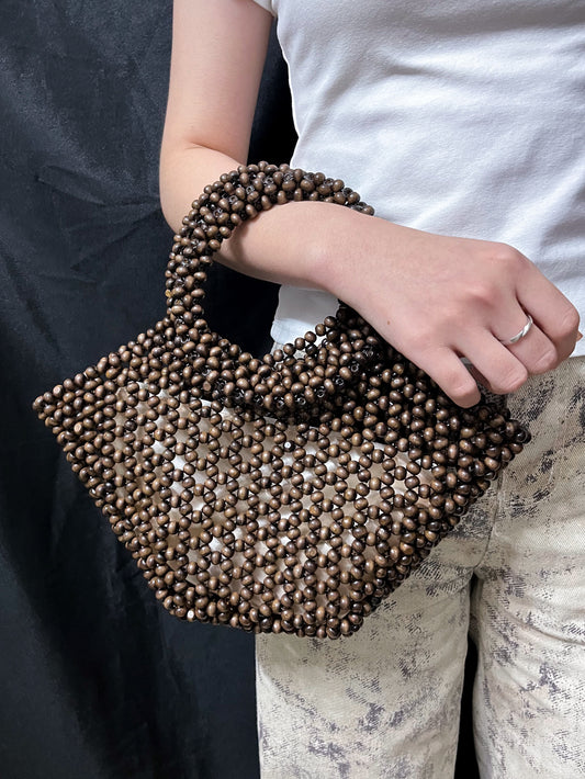Design Handmade Beaded Weave Retro High-grade Women's Handbag