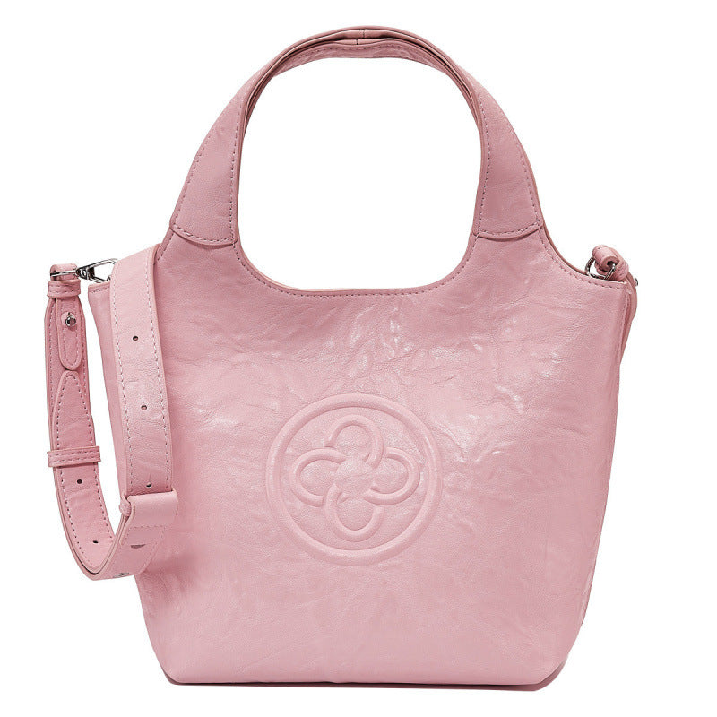 Women's Niche Kas Pleated Single Portable Bags