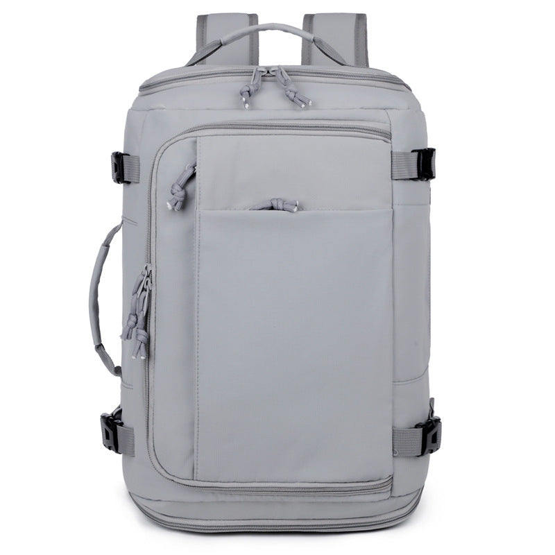 Large Capacity Simple Solid Color Oxford Business Backpack
